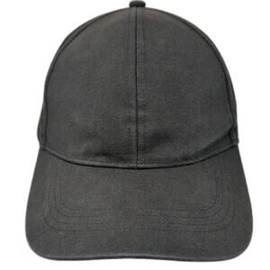 free press Baseball Cap Black One Size Strapback Solid Blank Hat Curved Brim